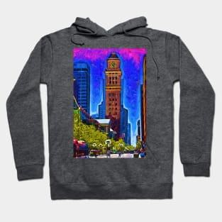 16th Street Pedestrian Mall In Denver Hoodie